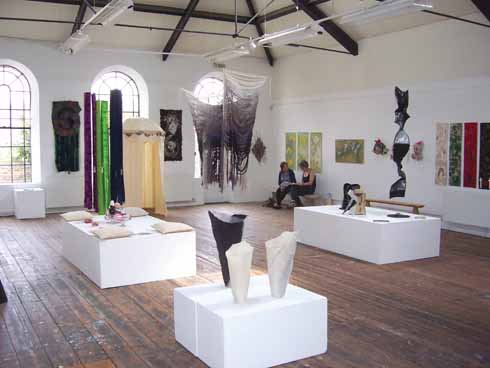 The Allsop Gallery was once the schoolroom of the Wesleyan chapel. It is now the main exhibiting space for the arts centre.
