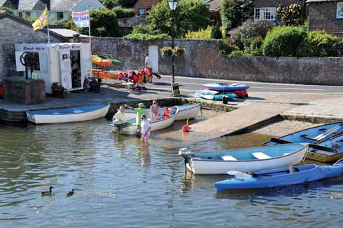 Plenty of opportunity for messing about in boats