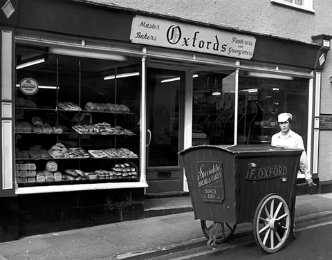 The Sherborne shop in the 1970s