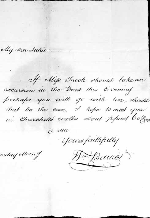 The somewhat formal taking of leave at the end of this letter harks to an earlier time when ‘faithfully’ meant just that
