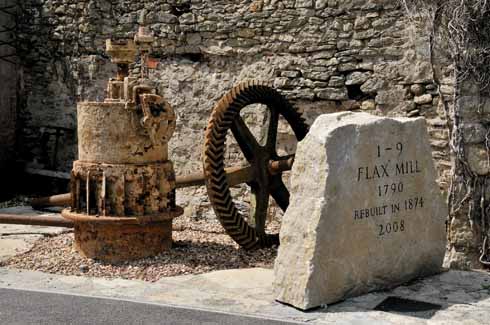 Flax and hemp production was a major component of Burton Bradstock’s working life from the late 18th century onwards. Richard Roberts built at least three mills in the village offering employment to many – although he could not stop them popping off to fish for herrings or to bring the harvest in.