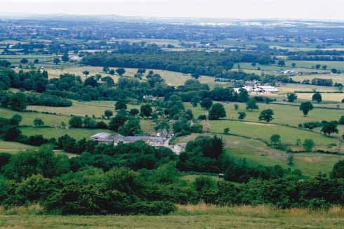 Bulbarrow view over the Blackmore Vale 