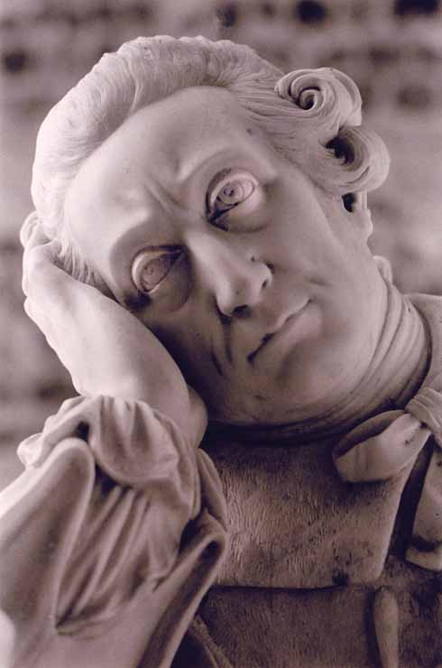 The effigy of Joseph Damer in Milton Abbey