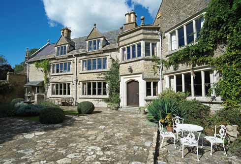 The impressive frontage added by Edward Toronto Sturdy in 1902 to a house whose core is almost certainly much older