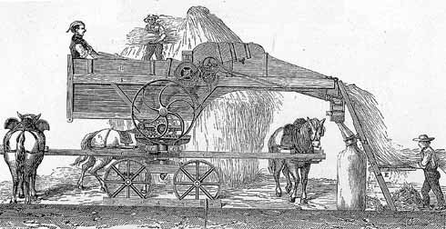 1110edSwing1 A threshing machine of the type that inspired the Captain Swing riots