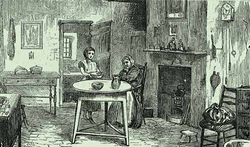 Inside a good quality mid-Victorian agricultural labourer’s cottage