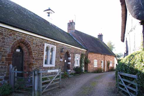 Fourteen almshouses and a chapel where once was a leper hospital