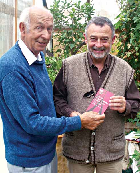 Philip and Clive Farrell, the developer and driving force behind the Butterfly World Project