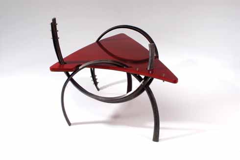 This table is one of Adam's more modern designs 