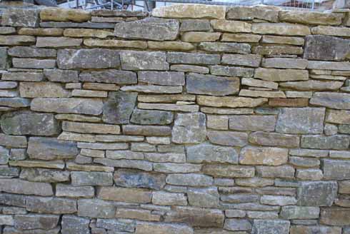 411edDURLSTON04 The back of the castle lay on a fault-line and had to be strapped and secured. The gabions with this was done were then faced in stone.
