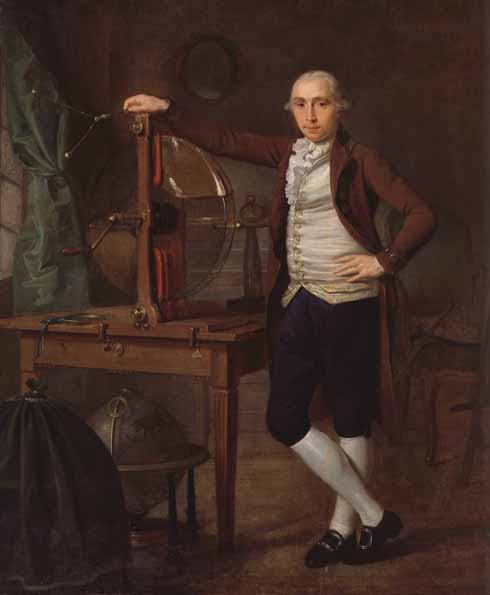 Artist unknown Tiberius Maria Francesco Gaetano Vincenzo Cavallo (1749-1809) oil on oak panel, c.1785-90