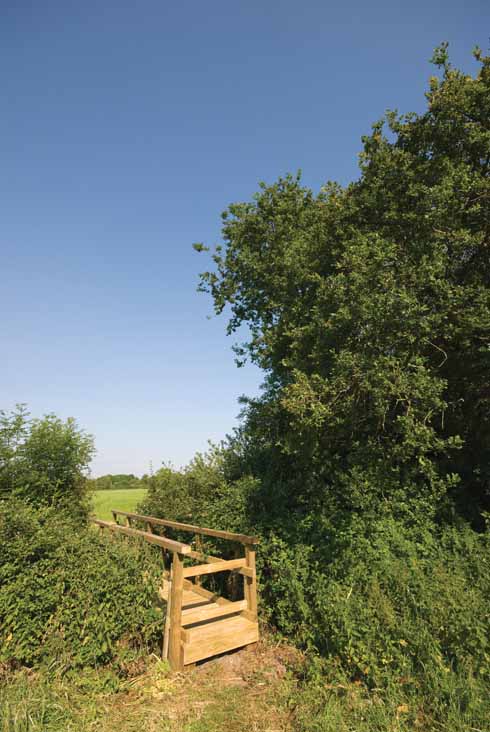 411edWALK2 There’s a well-built stile/bridge to take you into the second section of the walk