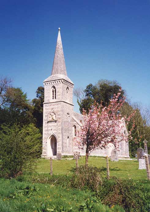 511edLegg4 The church of St Nicholas in Winterborne Clenston is typical of 19th-century estate churches, having no aisles and a short chancel