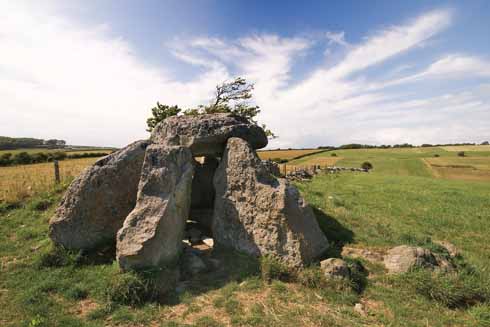 The Hellstone: Dorset’s oldest structure with a roof… although the ‘roof’ was only put back on in 1866