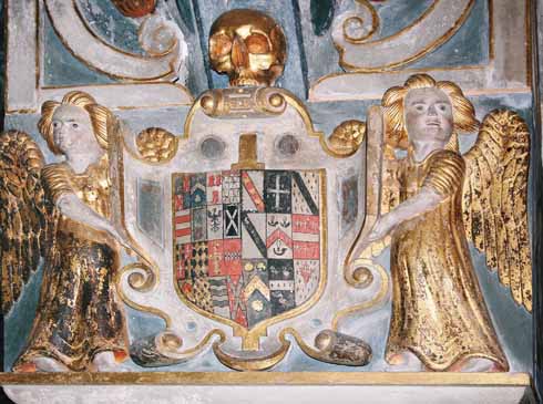 Gerard hatchments in  St Andrew's Church