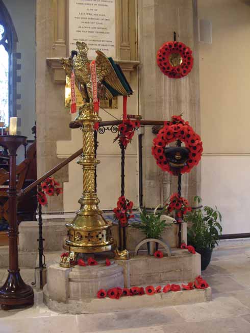 St Mary's church on Remembrance Day
