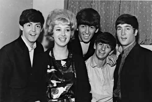 911edBournemouthBackstage - Aug 1963 Backstage – Aug 1963: The Beatles with photographer Harry Taylor’s daughter Sandra backstage at the Gaumont in August 1963