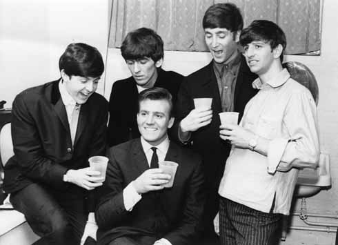911edBournemouthBilly J Kramer Birthday - Backstage Billy J Kramer Birthday – Backstage: Between shows at the Gaumont on the opening night of their summer season, 19 August 1963, The Beatles hosted a party in their dressing room for support act Billy J Kramer’s 20th birthday