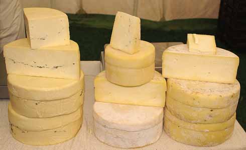 Despite the many other stands, entertainments and attractions, it is for the cheese that most people come to the show