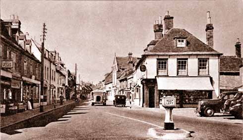 West Street: scene of the tank transporter/milk float, double-decker bus accident