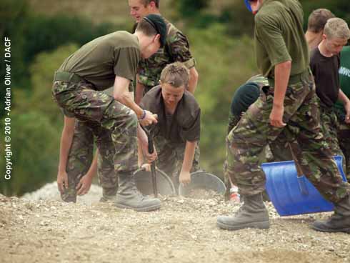 Cadets get rid of the Challenge Anneka scalpings