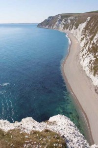 The sedimentary chalk and proboscis-like shape are what give White Nothe its name