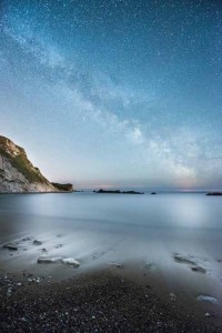 The Milky Way over Man O' War Bay