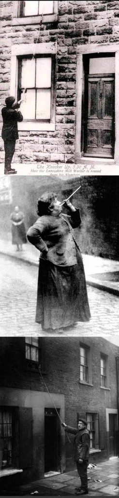 Three other exponents of the ancient-ish art of the knocker-upper