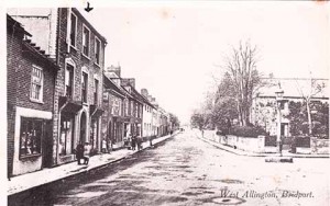 The street (West Allington) with the house and indeed room where Maura Naylor's mother was born