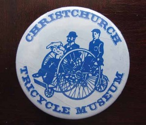 One wonders if Roger regrets switching to two wheels from the relative security of three from his time as creator of the Christchurch Tricycle Museum