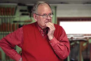 John Makepeace in contemplative mood