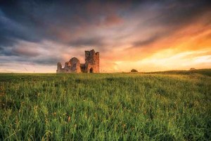 Knowlton Church, late evening in early June. Emily had been driving around and it had been bucketing down with rain for a while, but I held out hope that there would be a decent sunset and I felt that the stormy clouds added interest to what is already a magical place.'