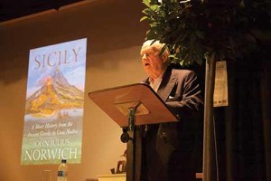 John Julius Norwich at the Sherborne Literary Festival