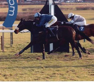 Helen's son, Owen Nelmes, who was a champion amateur jockey