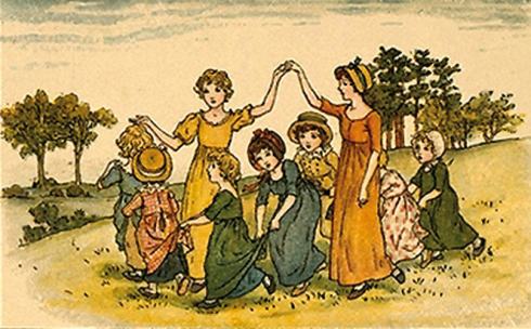 Wimborne 1 Young Henry Joyce would surely have played the traditional game of ‘Oranges and Lemons’ at the children’s parties that he attended in Wimborne. This rather decorous Kate Greenaway illustration belies the boisterous and rather sinister end to the game when one of the children is caught and ‘beheaded’.